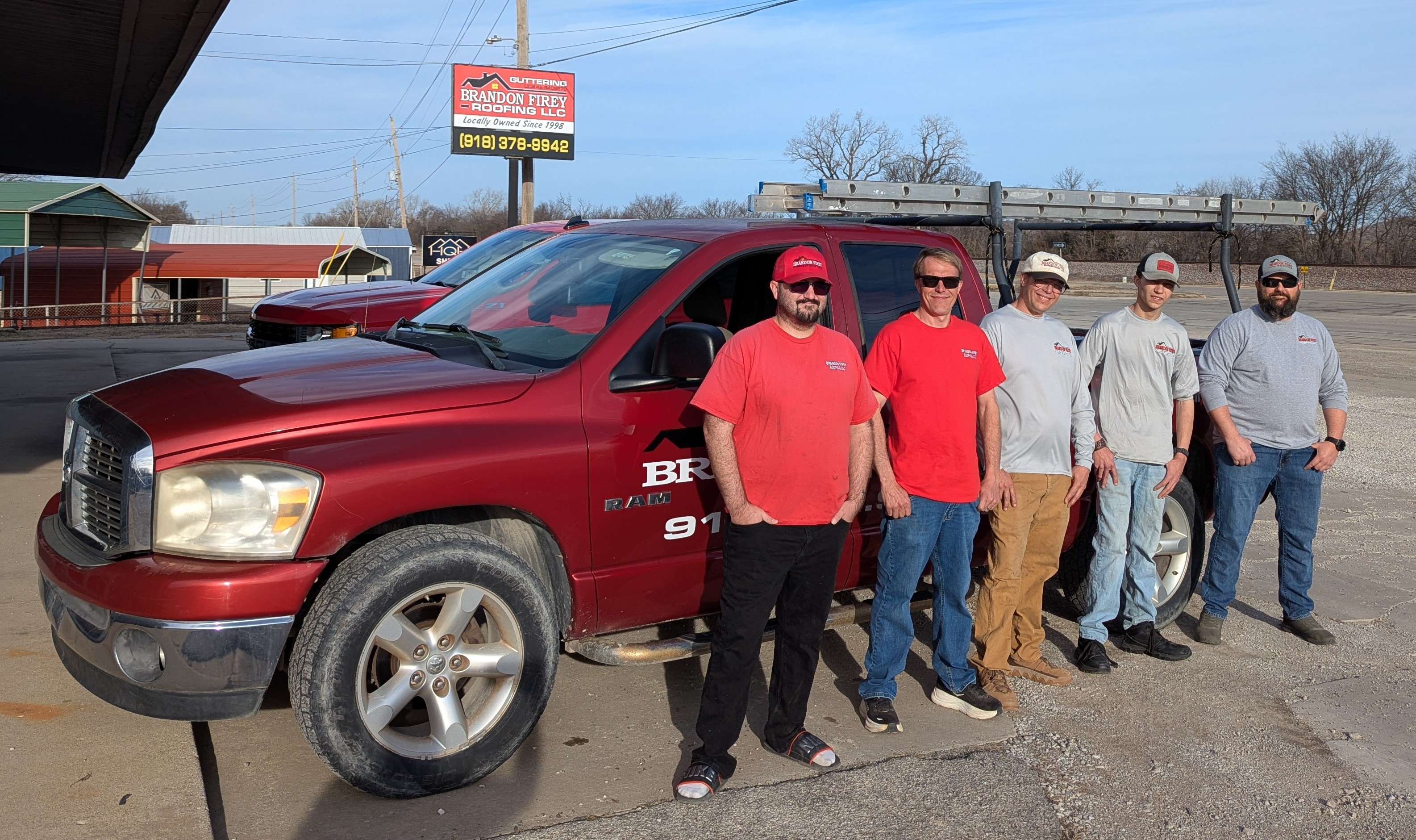 Brandon Firey Roofing Team